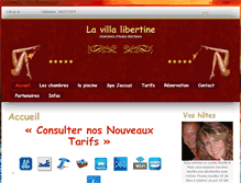 Tablet Screenshot of absolument-libertine.com